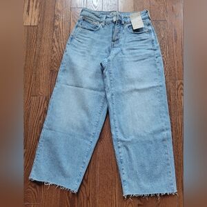 Madewell Curvy Perfect Vintage Wide Leg Crop Jeans